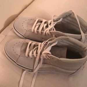 Suade off grey high top vans :)